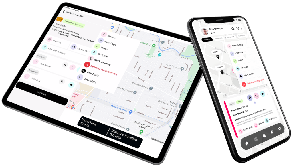 TrackHelp Tablet and Mobile